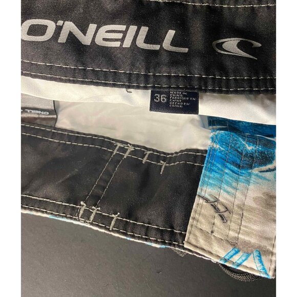 O'Neill Board Shorts Mens 36 9" Tropical Floral Colorblock Beach Swim Trunks - Picture 3 of 6